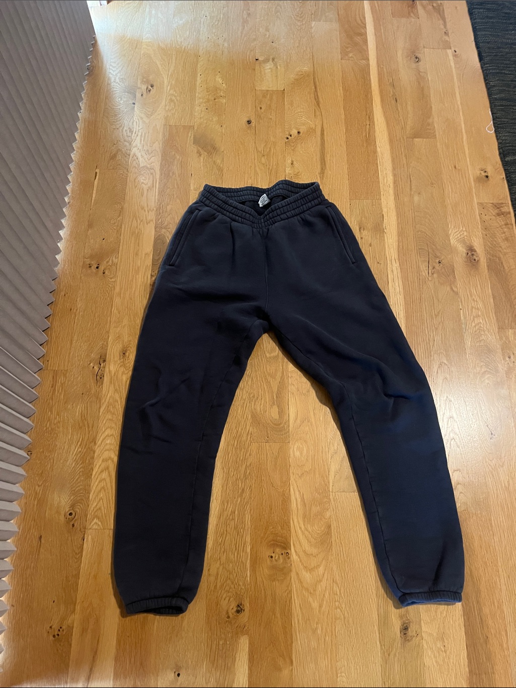 Outdoor Voices Charcoal Gray Fleece-Lined Joggers